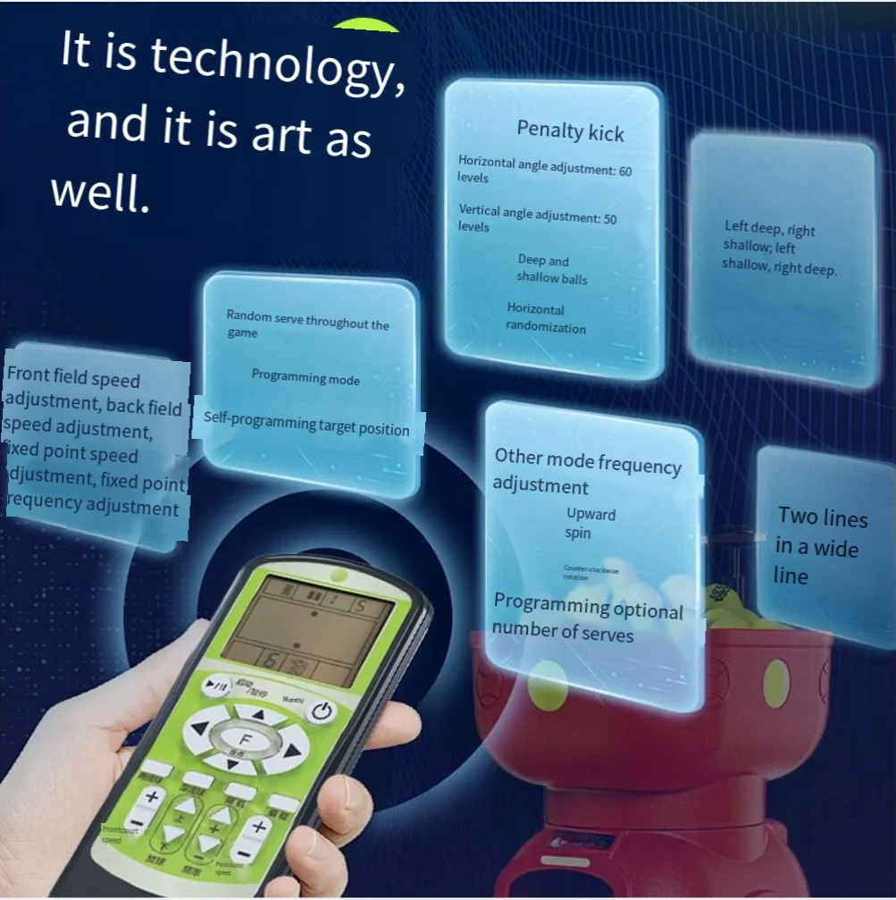 Smart Tennis Ball Machine - Automatic Launcher for Exam Training Matching Practice Self-Training Optimization Ideas