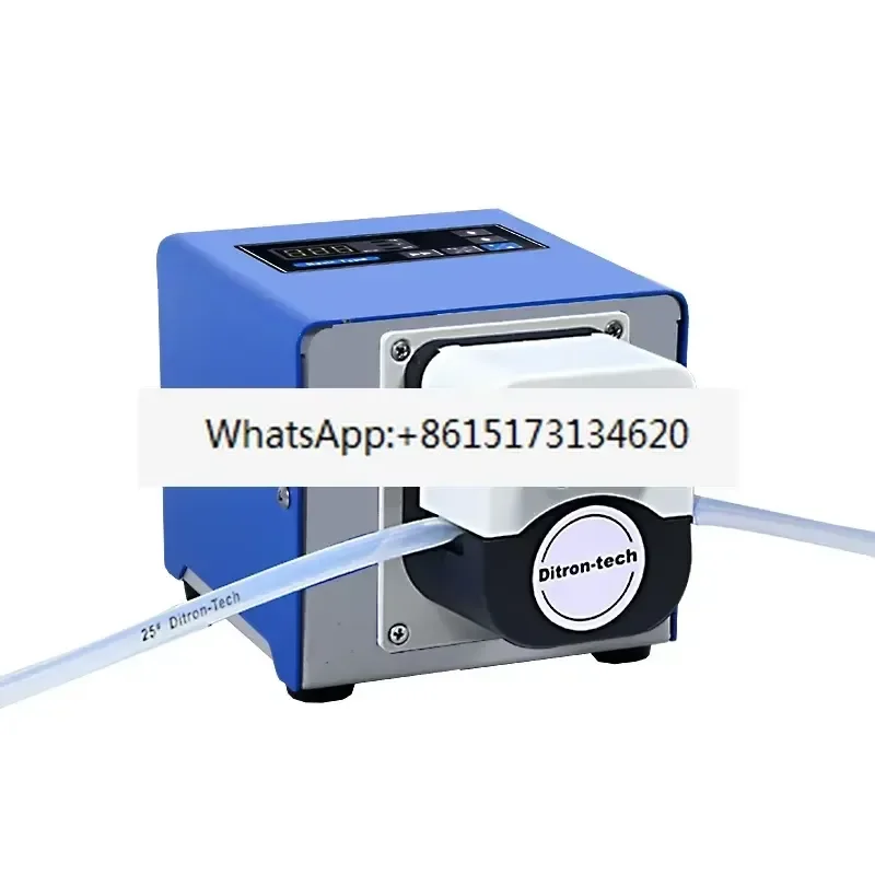 Small Digital Display Peristaltic Pump Button Control Easy Pipe Change Single Double Channel