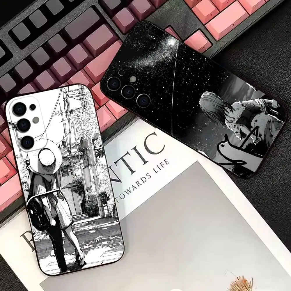 Goodnight Punpun ART   Phone Case For Samsung S25,S23,S22,S20,S21,S30,Ultra,Plus,Note,5G Black Cover