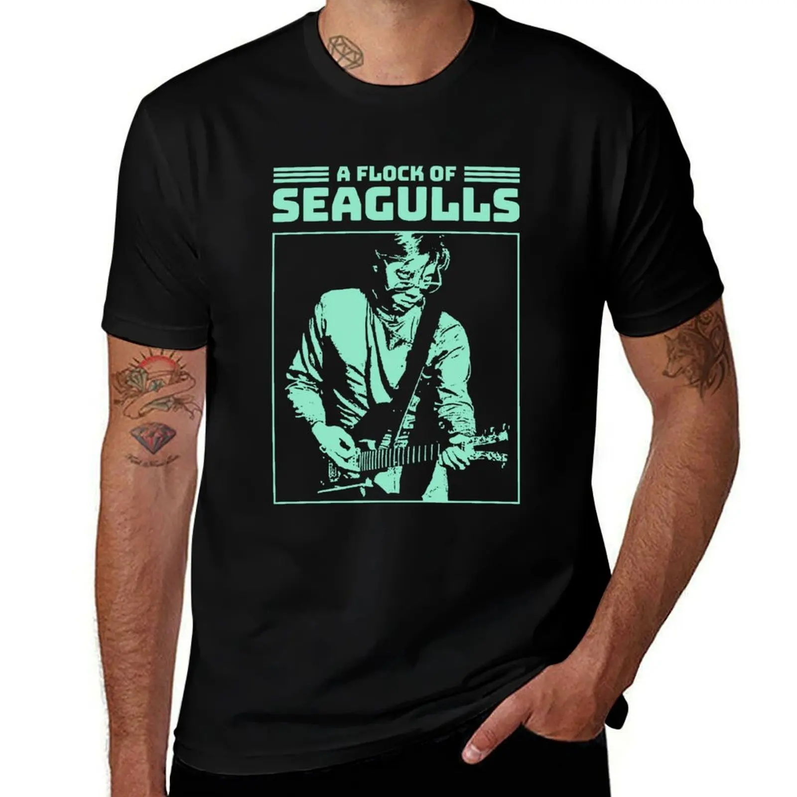 A Flock Of SeagullsFanwerk T-Shirt Lightweight Basic Short Sleeve Shirt T-Shirt