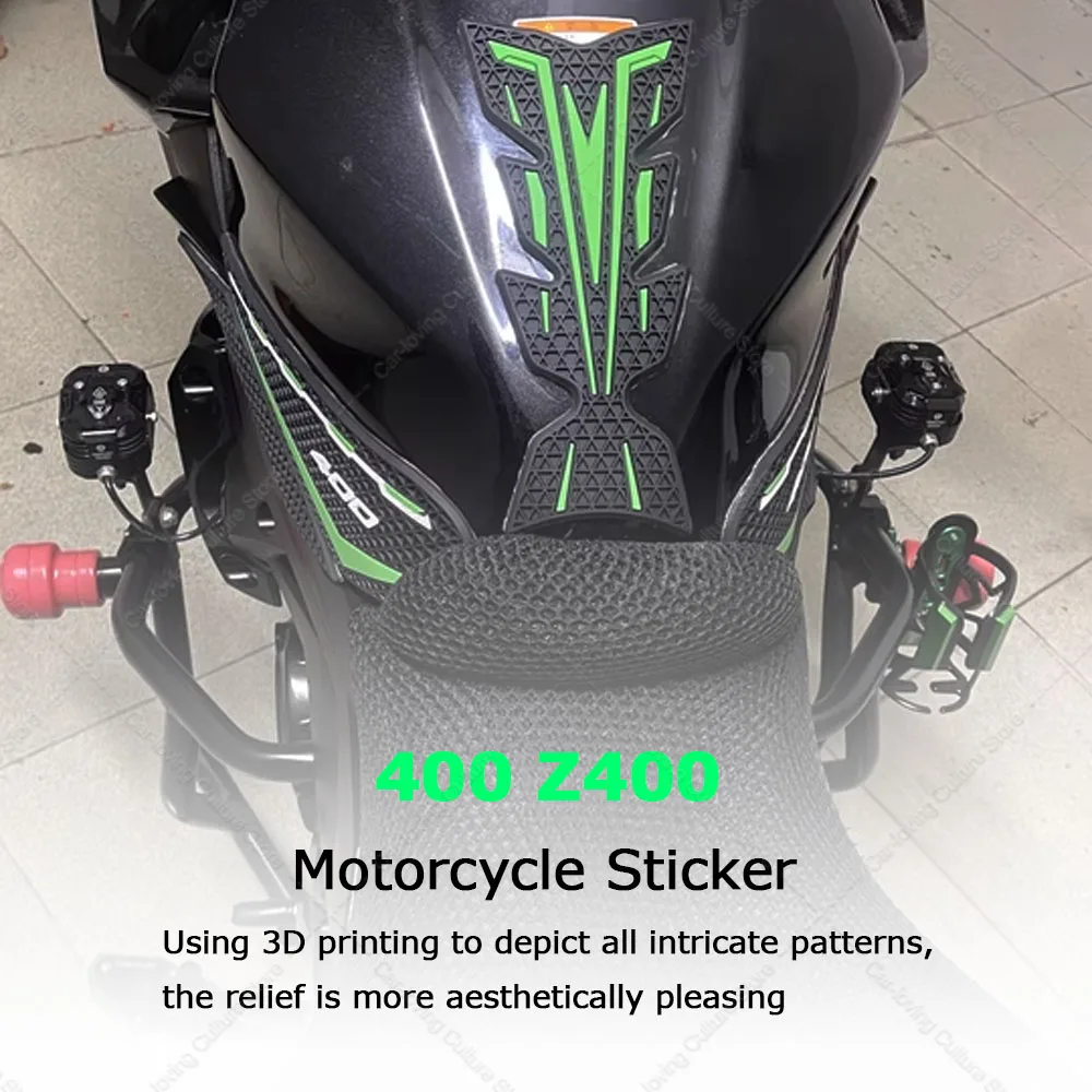 

Аксессуары для мотоциклов N-JA 400 Z400, комплекты резиновых накладок на бак, защита, утолщенные наклейки, защита от скольжения тела N--JA 400