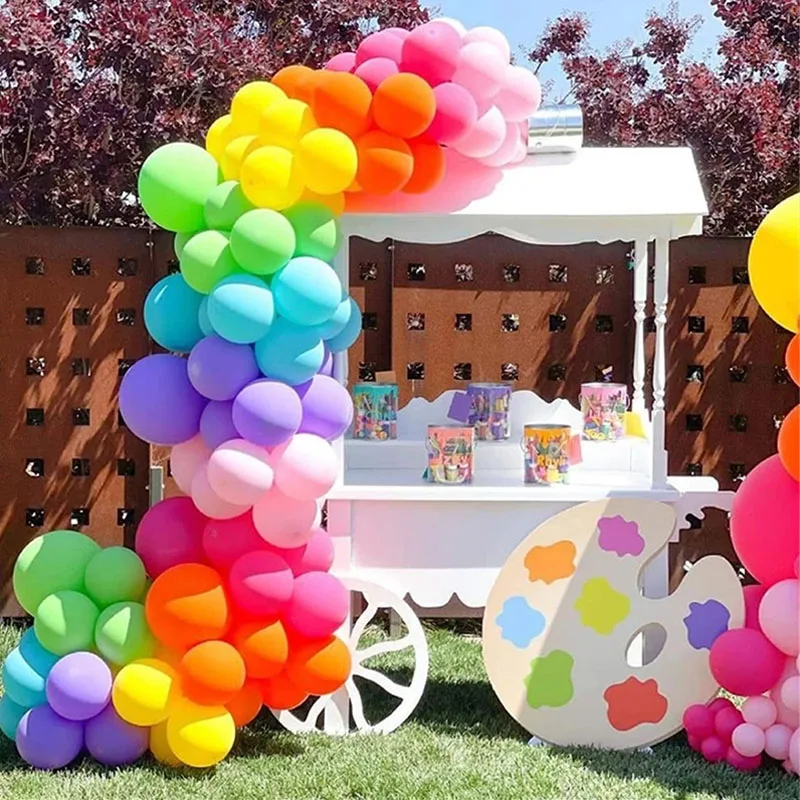 Rainbow Balloon Garland Arch Kit Wedding Birthday Party Decoration Kids Globos Multicolor Latex Ballons Baptism Baby Shower