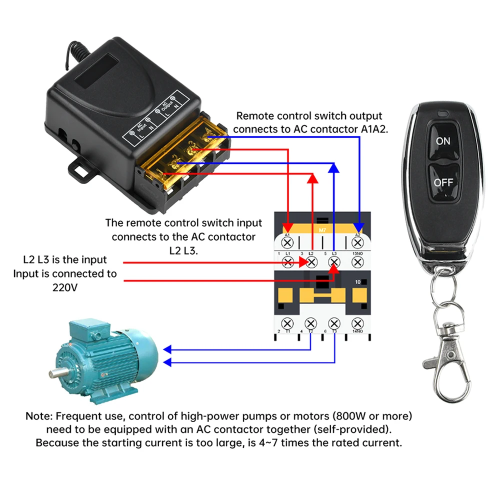 AC 85-250 В 40A беспроводной пульт дистанционного управления RF передатчик приемник ВКЛ/ВЫКЛ релейный контроллер для водяного насоса светодиодные фонари 433,92MH