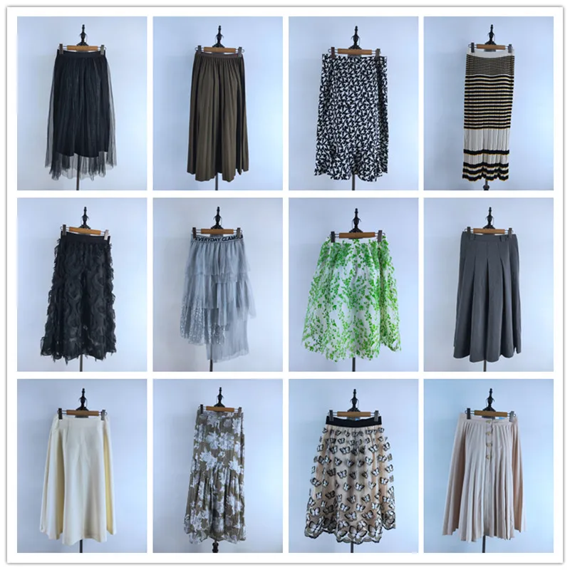 

Ele Винтажная юбка, не подходящая, стильная универсальная летняя одежда, полиэфирное волокно, дизайн «летучая мышь» со средней талией