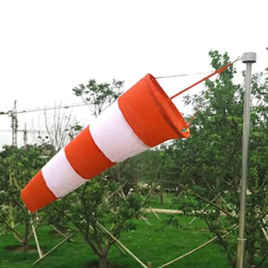 Wind Measurement Sock Bag Waterproof Outdoor Wind Sock Aviation Wind Sleeve for Meteorology and Agriculture