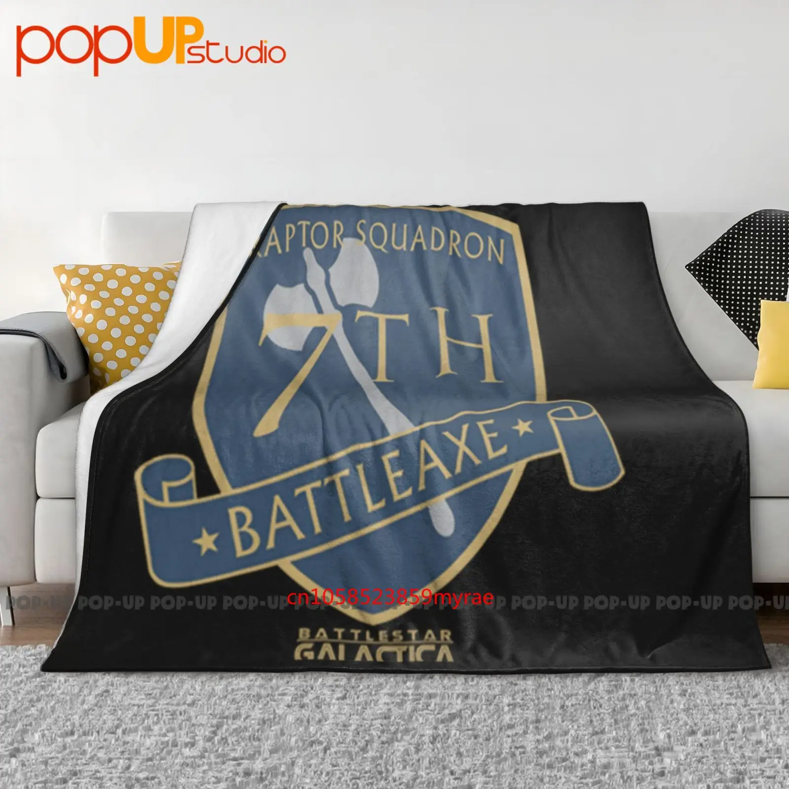 Battlestar Galactica Battleaxe Badge Ultra-Soft Blanket Quilt Winter Sofa Cover Bed Covers