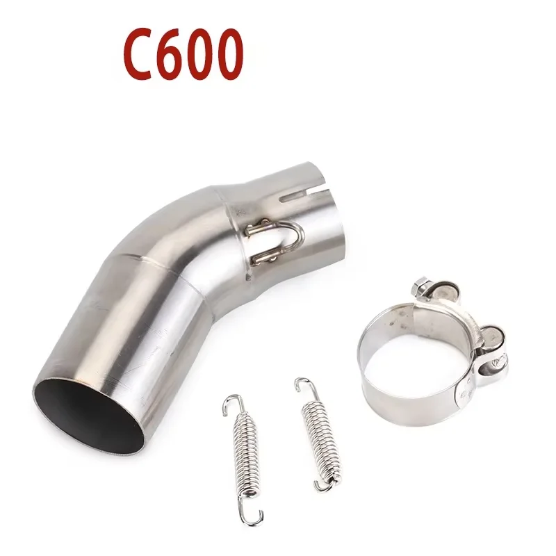 

For BMW C600 Sport C650 GT 2012-2015 exhaust mid-section connect 51mm exhaust muffler slip-on middle link pipe