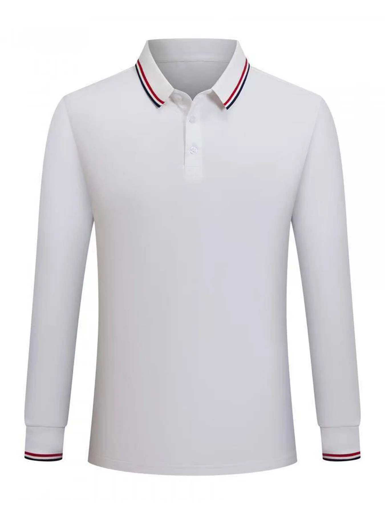 Single Piece Mature Men's Long Sleeved Polo Shirt Light Business Casual Style Early Autumn Office Building Daily Travel Outfit