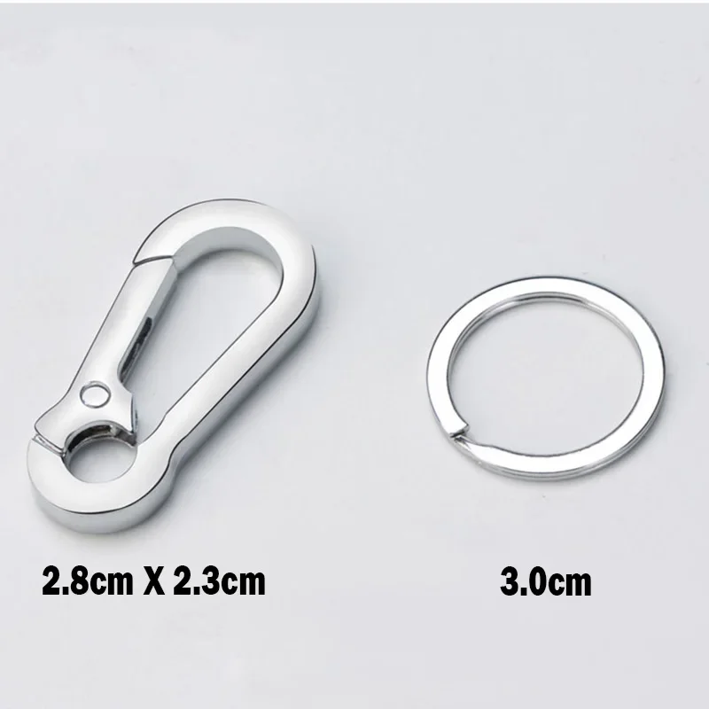 Creative Gift  High Quality Key Ring Metal Key ring Stainless Steel Key chain Key Holder Belt Buckles Car Key Chain