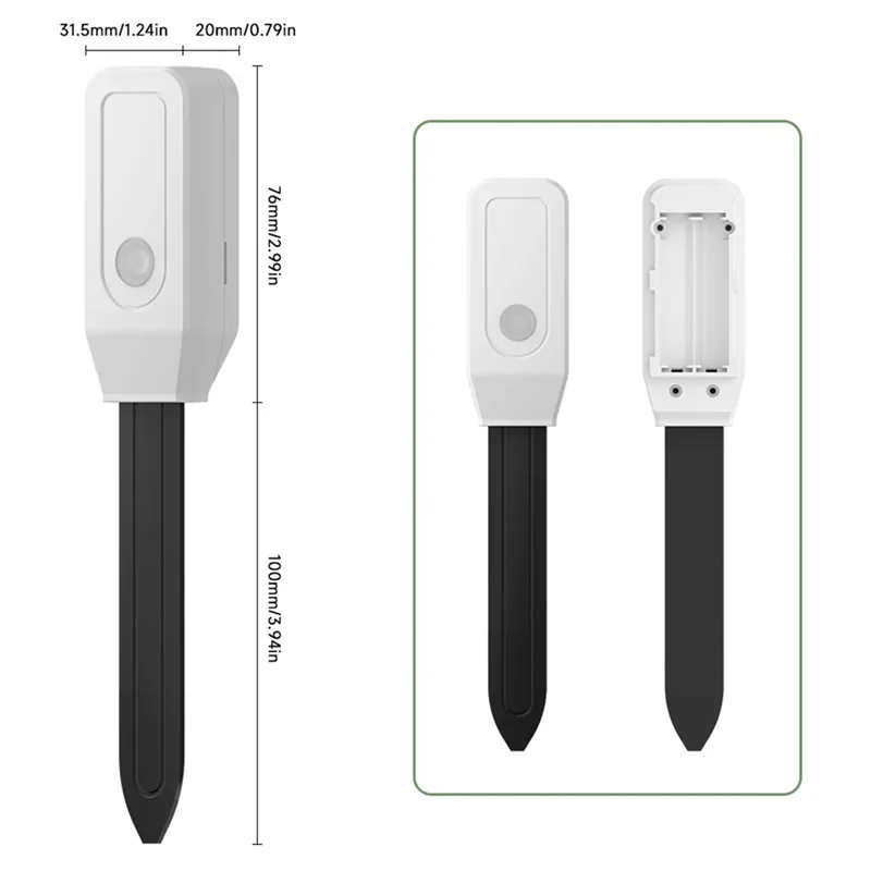 B92B-Tuya Wifi Soil Tester Sensor Tuya Soil Moisture Sensor Soil Water Content Humidity And Temperatuer Sensor Remote Monitor