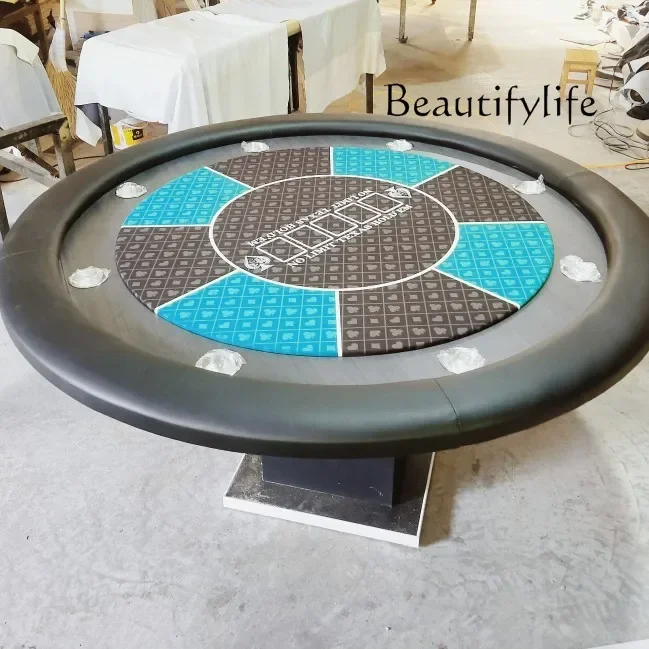 Piccole rotonde Texas Hold'em Colonna di ricette da tavolo Piedini in legno Dimensioni personalizzabili