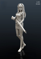 1/35 Scale Die Cast Resin Figure Model Assembly Kit DIY Kit Drow Maiden \