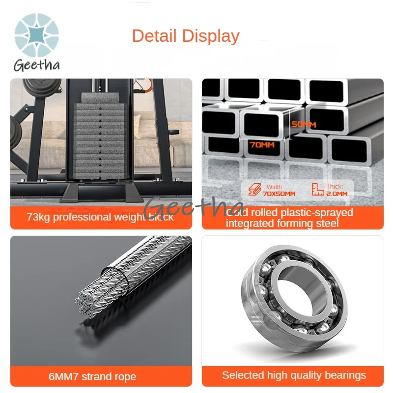 Hot Sale Unisex 3 Station Home Gym Equipment Versatile Multi-Function Strength Fitness Training Tool