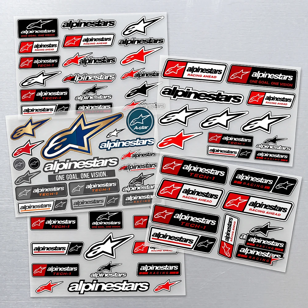 A-lpinesT-A-rs Aesthetic Graffiti Stickers Waterproof PVC Decals for Car Motorcycle Skateboard Helmet Notebook
