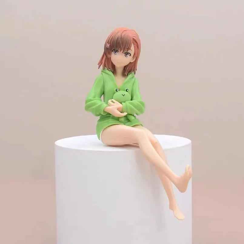 14cm Mikoto Misaka Anime Figure Toaru Kagaku no Railgun T Mikoto Misaka Action Figure Gekota Covered Ver Figurine Model Toys