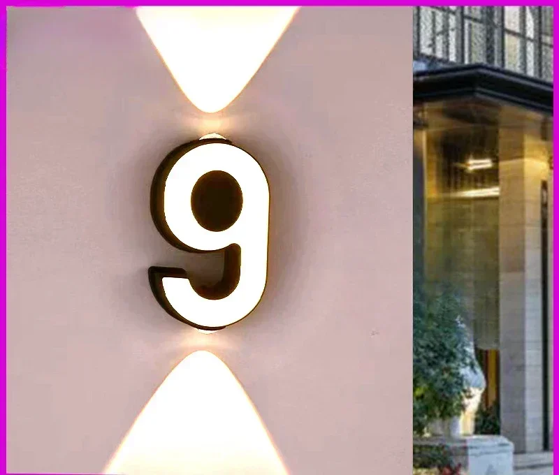 Outdoor waterproof wall lamp brief bedroom bedside hallway staircase atmosphere exterior wall door background wall lamp