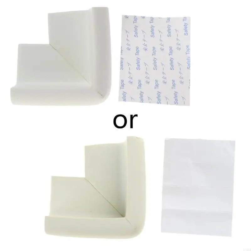 طاولة مطاطية لحماية الأطفال في زوايا المكتب لحماية الأطفال على شكل حرف L ناعمة L8RB