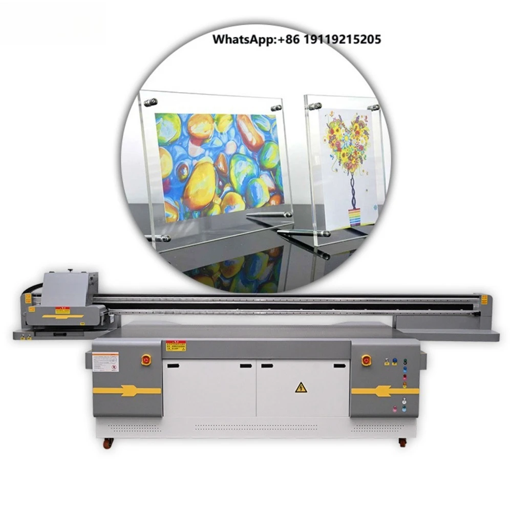 Flatbed Material Printer Machine 2513 UV Printer Inkjet Large Format Digital Printer for Shoes Metal Bottle Mugs Box Phonecase