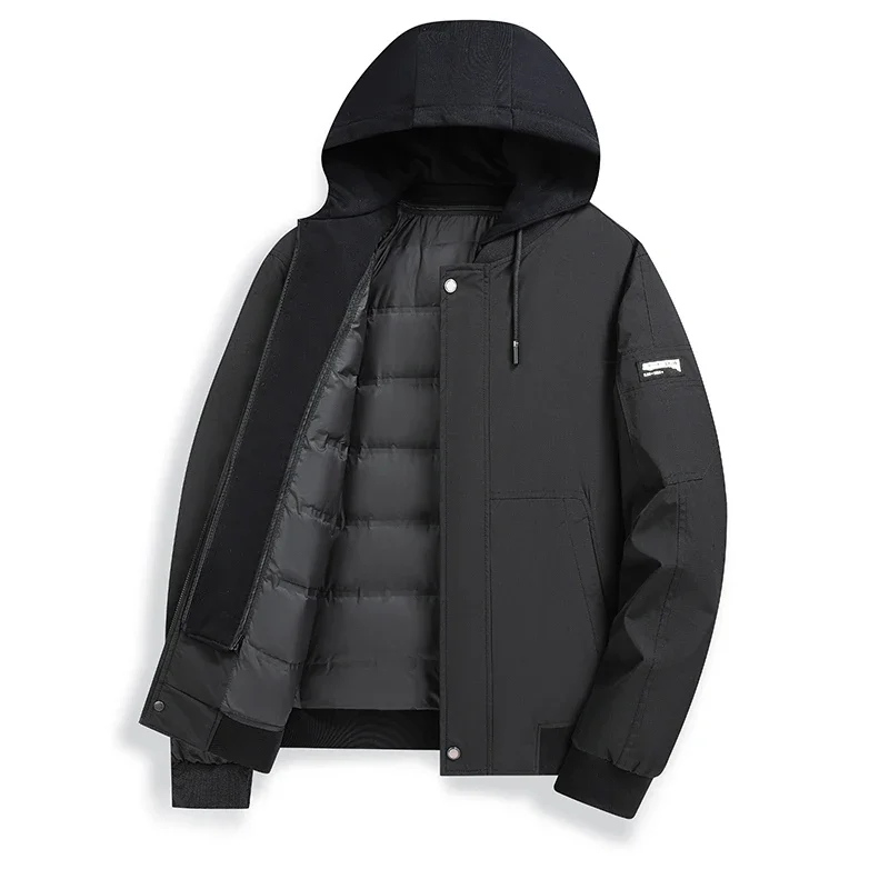 Short Down Jacket 2024 Designer Clothing Thickened Men's Warm Men's Jacket Heating Filling Duck Down Luxury Men's Tops