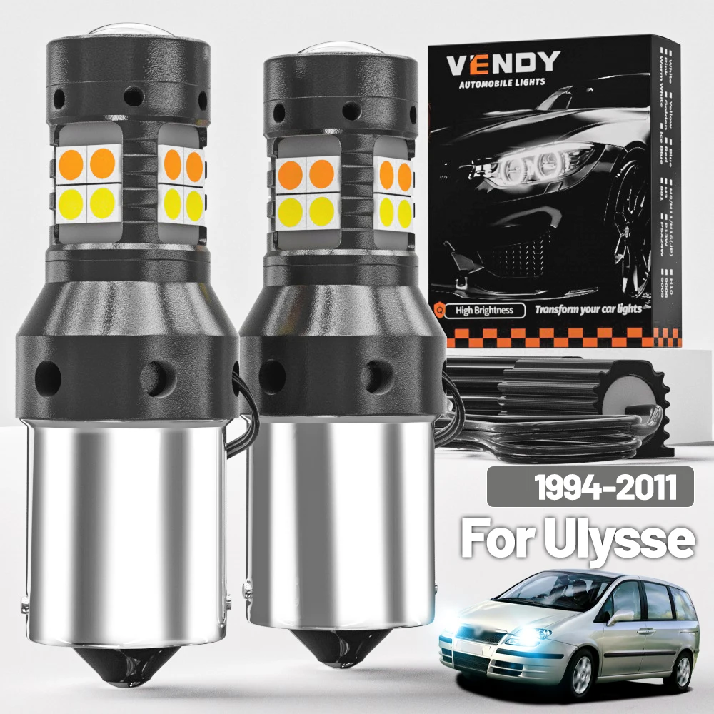 

2pcs For Fiat Ulysse 1994-2011 Dual Mode LED Turn Signal+Daytime Running Light DRL 2005 2006 2007 2008 2009 Canbus Accessories