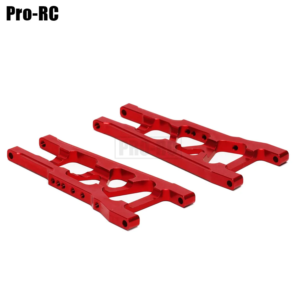 1Pair Aluminum Alloy #3655X Front & Rear Lower Suspension Arms for RC Traxxas 1/10 Slash 4x4 Rustler Stampede XO-1 Upgrade Parts