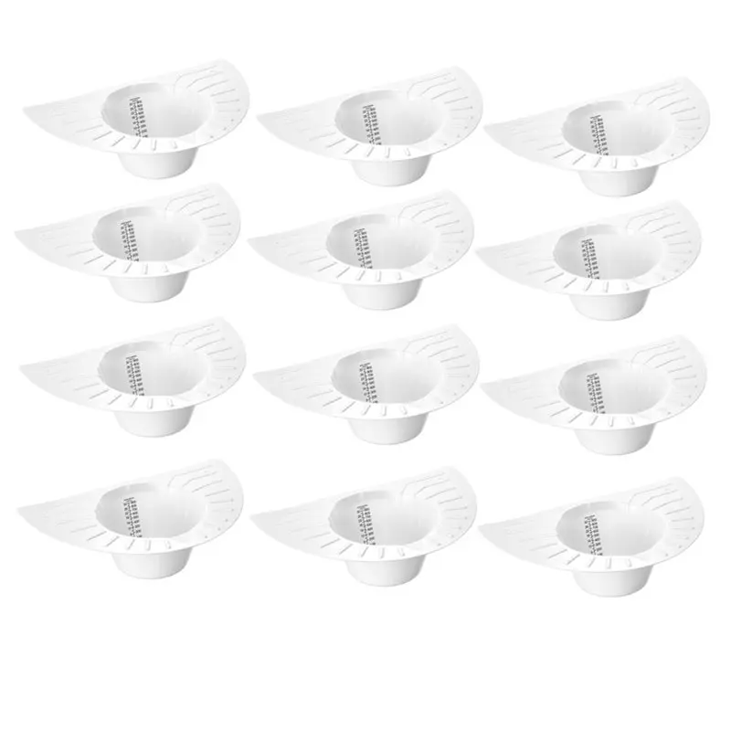 Stool Sample Collection Kit 12 Pack Urine Collection Hats For Toilet, Graduated Specimen Collector Pans 30 Oz