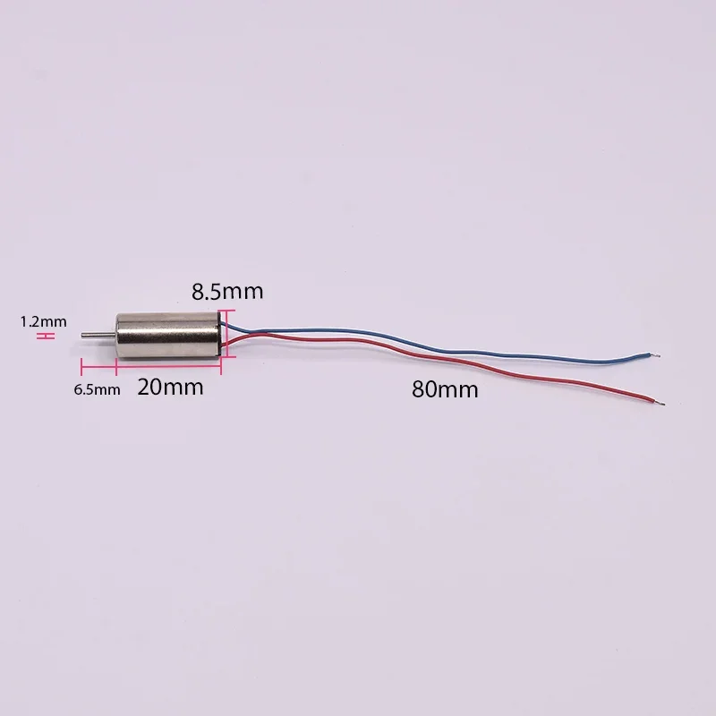 4 Stück Mini 8,5 mm 8520 CW CCW Kernloser Motor mit vier Flügeln, DC 3V 3,7V 4,2V Hochgeschwindigkeitsmotor für UAV-Drohnen – Detail 6