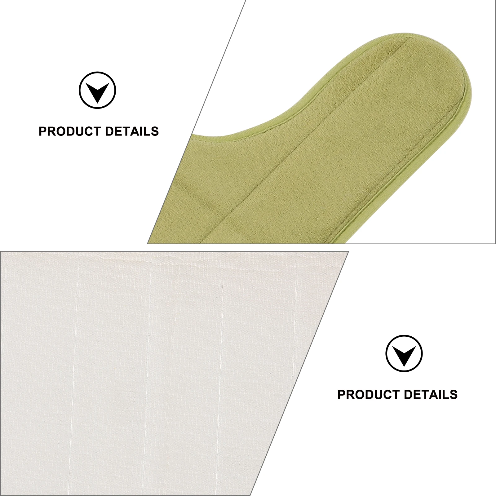 

1pc Non-Slip Bath Mat Thick Cotton Bathroom Rug For Tub Floor Quick-Dry Anti-Slip Toilet Seat Utility Pad