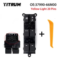 YITRUM interruptor de Control principal de ventanilla eléctrica delantera izquierda para Suzuki Vitara s-cross SX4 37990-66M00 37990-56P00 3799066 M00