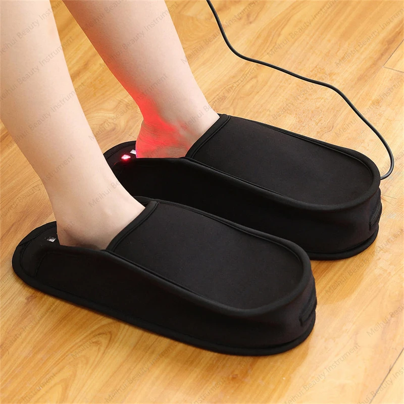 

660Nm 850nm Red Infrared Light Therapy Shoes Toes Red Light Therapy Instrument Slippers