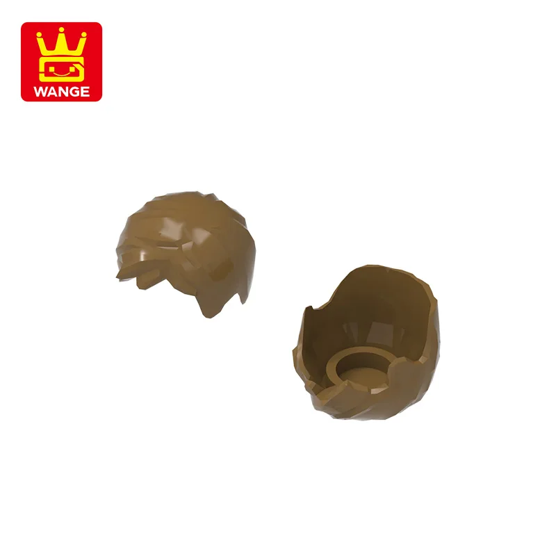 WANGE 249 ชิ้น/ชุด 62810 ชิ้นส่วนตกแต่งทรงผม Moc สีสันสดใส ใช้ร่วมกับตัวต่อเลโก้ได้ ของเล่นเสริมพัฒนาการเด็ก ชุดประกอบของขวัญในกล่อง