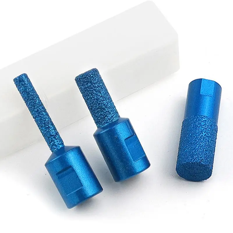 1/3Pcs Vaccum Brazed Milling Cutter Core Drill Bit Ceramic Tile Marble Stone Slotting Angle Grinder Parts 6 10 15mm