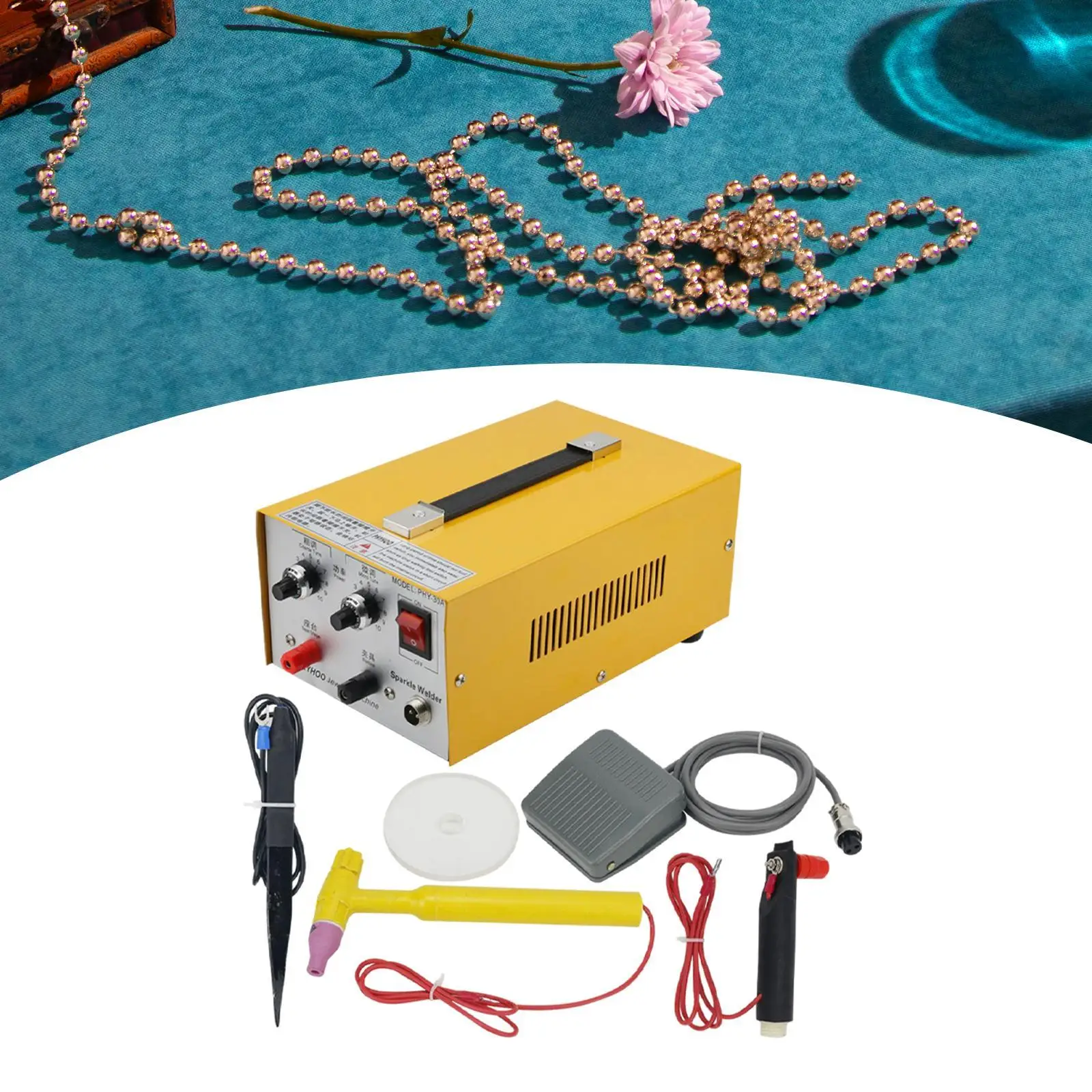 Jewelry Welding Machine Jewelry Spot Welder Portable Compact for Gold Silver