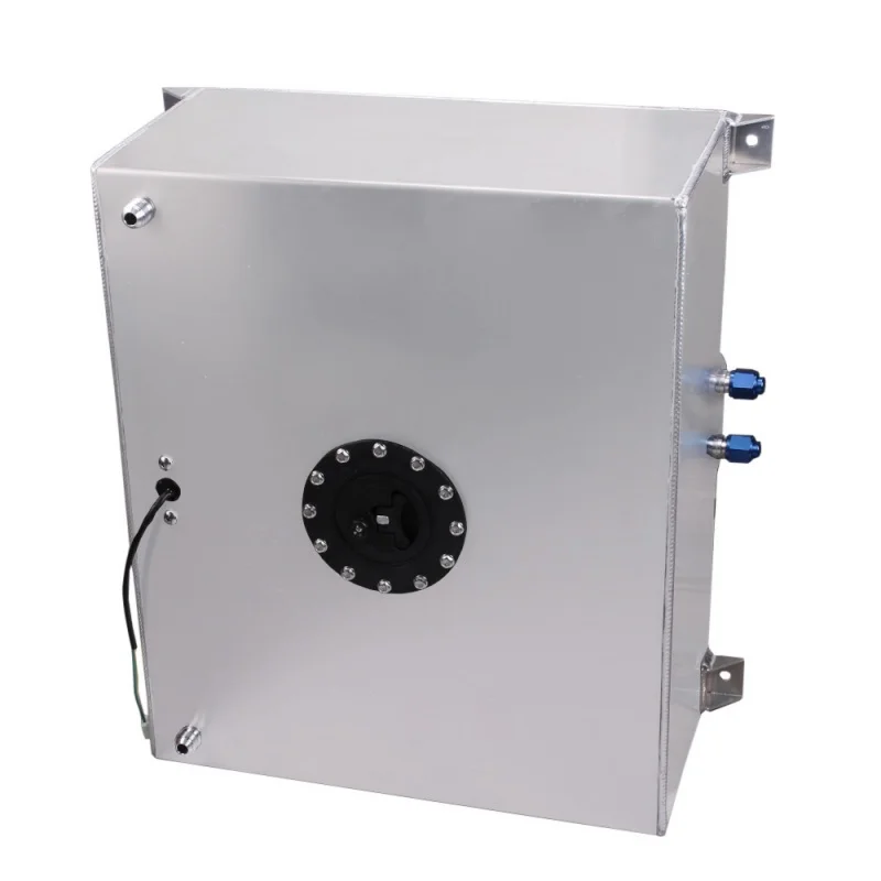 Aluminum Square Fuel Tank Universal Plastic Cap for Auto Modification Parts 80L Racing Fuel Tank Plastic Cap with Sensor