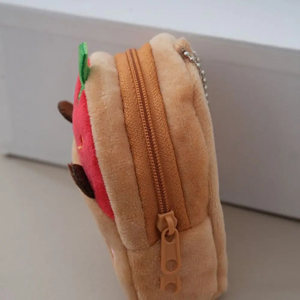 Cartoon Animal Capybara Plush Coin Purse watermelon Pineapple Capybara Plush Wallet Plush Soft Capybara Plush Change Pouch