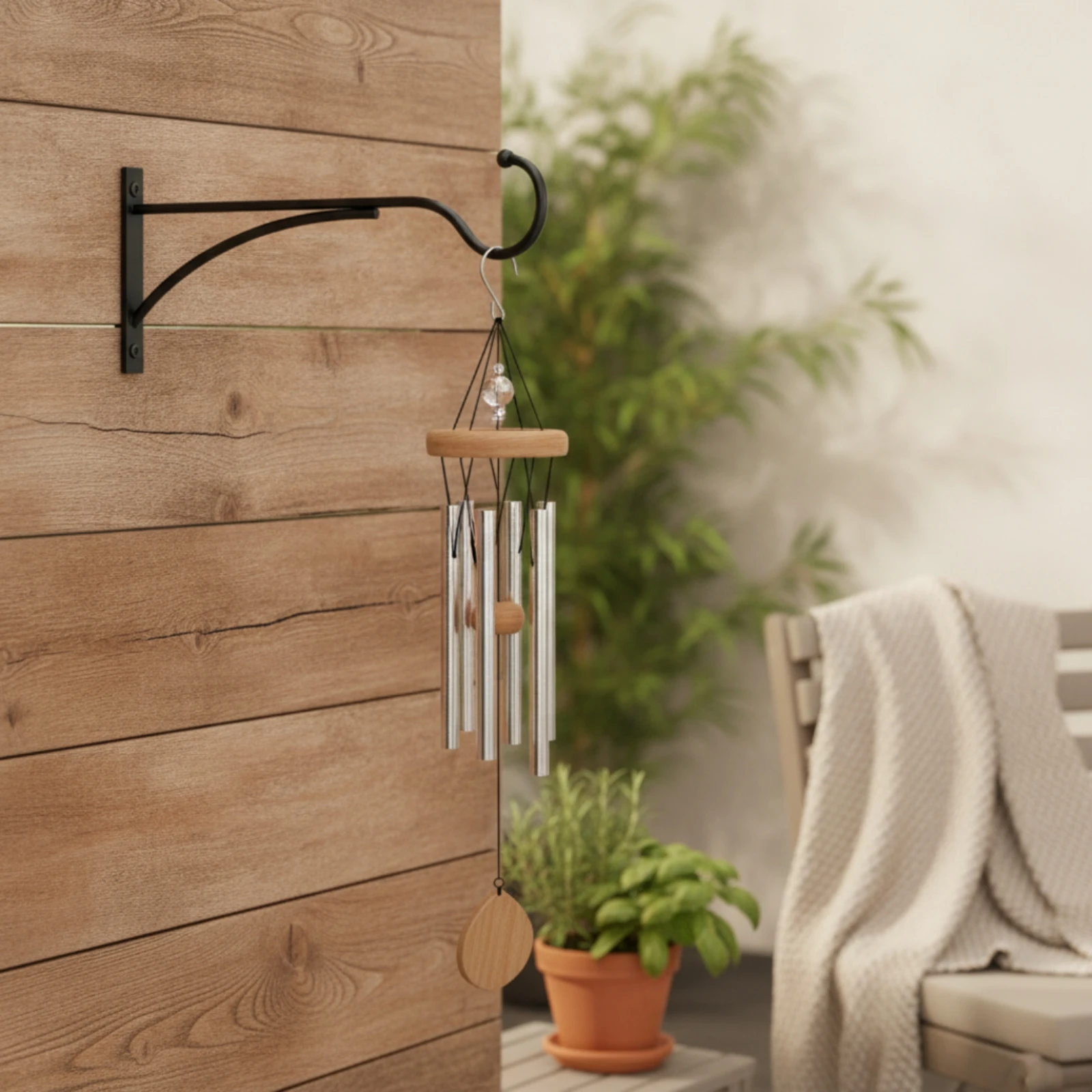 Plant Hanger Bracket Weather-Resistant Hanging Bracket with Hook Lantern Hook Rustproof Hardware Versatile for Gardeners