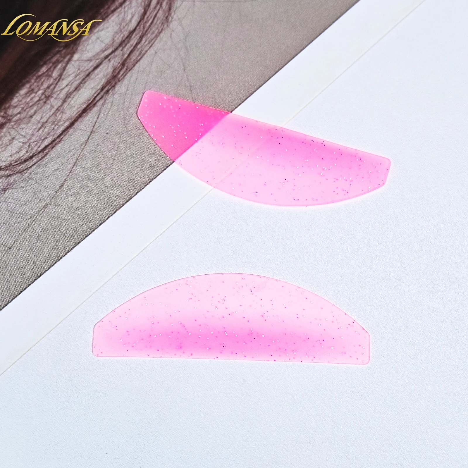 Lomansa 2 Stück Koreanische Wimpernlifting-Pads Flache Silikon-Pads für Dauerwellen-Lotion Nr. 1 Wimpern-Weichmacher-Pads Make-up-Tool – Detail 21