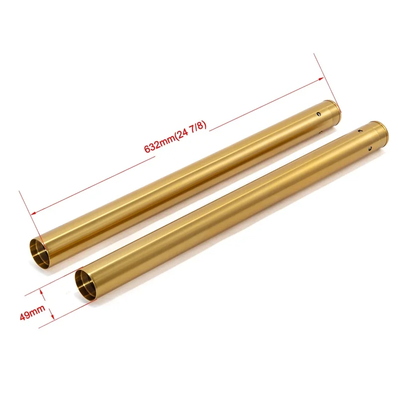 49MM 632MM Motorcycle Inner Fork Tubes +2