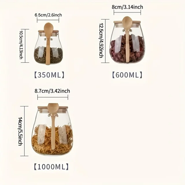 1pc Airtight Food Containers Kitchen Storage Pots Glass Jar with Lid Sealed Canister Sugar Tea Cans Hermetic Kitchen Coffee Jars 6 1pc Airtight Food Containers Kitchen Storage Pots Glass Jar with Lid Sealed Canister Sugar Tea Cans Hermetic Kitchen Coffee Jars 6