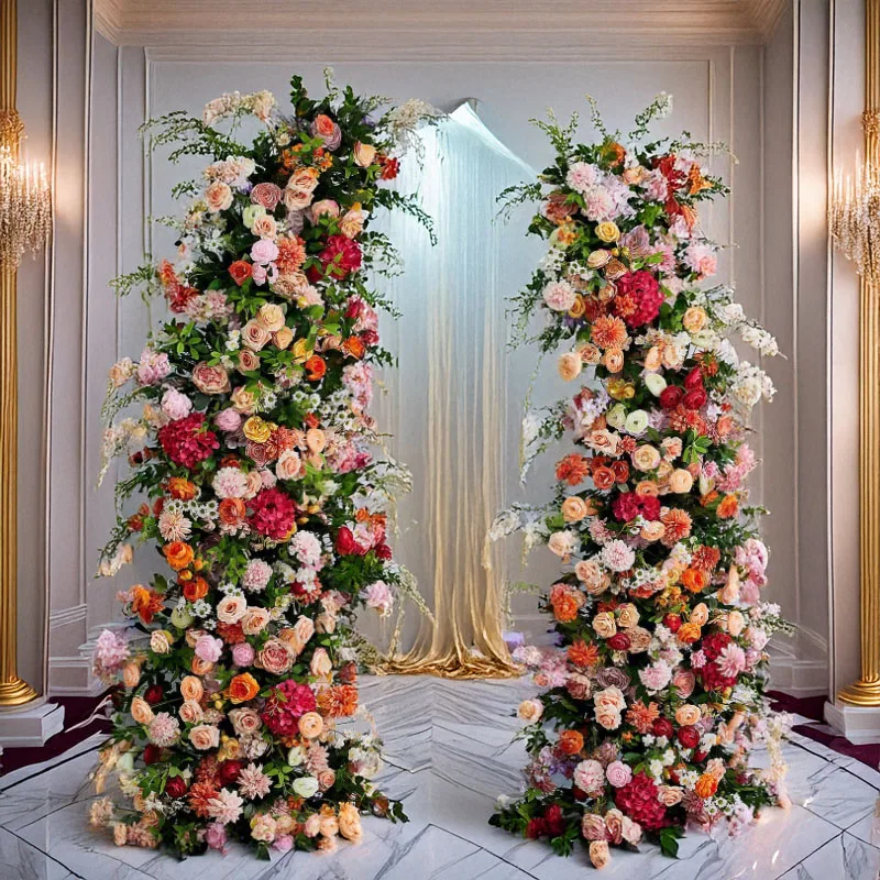 

Artificial Lavender Horn Flower Wedding Decoration Arche Flower Photography Window Display Background Event Ceremony Decoration