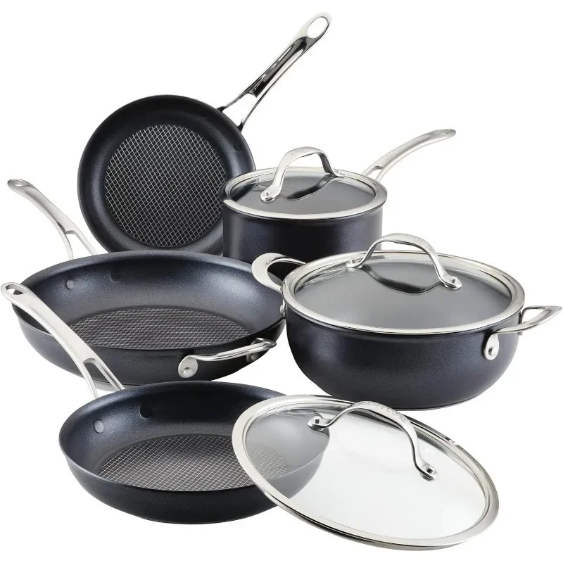 

Cookware/Pots and Pans Set Stainless Steel Cookware Set Pots and Pans Non Stick Cooking Pot Set Kitchen Accessories