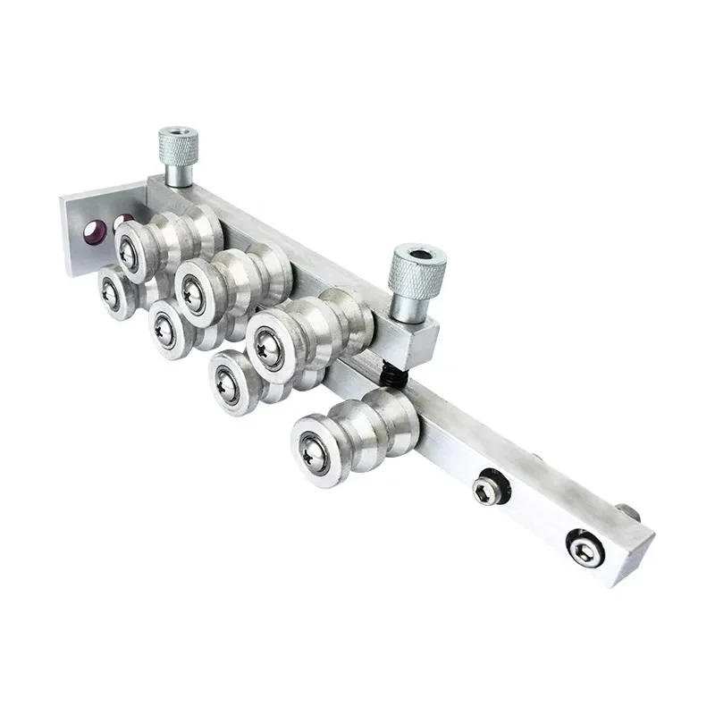 7-Wheel Wire Cable Straightener | Single/Double Line Computer Wire Stripping Roller Machine