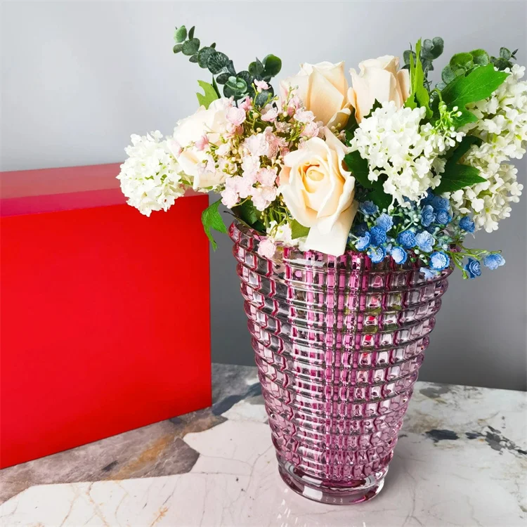 Large Capacity Rose Box Vase for    Decoration, Luxury Decorative Wedding Mobile,