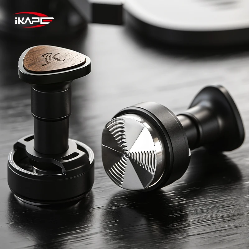 IKAPE All-in-One Coffee Distributor and Tamper-UniPress 2-in-1 Premium Espresso Tools,Suitable for coffee bar and home use ﻿