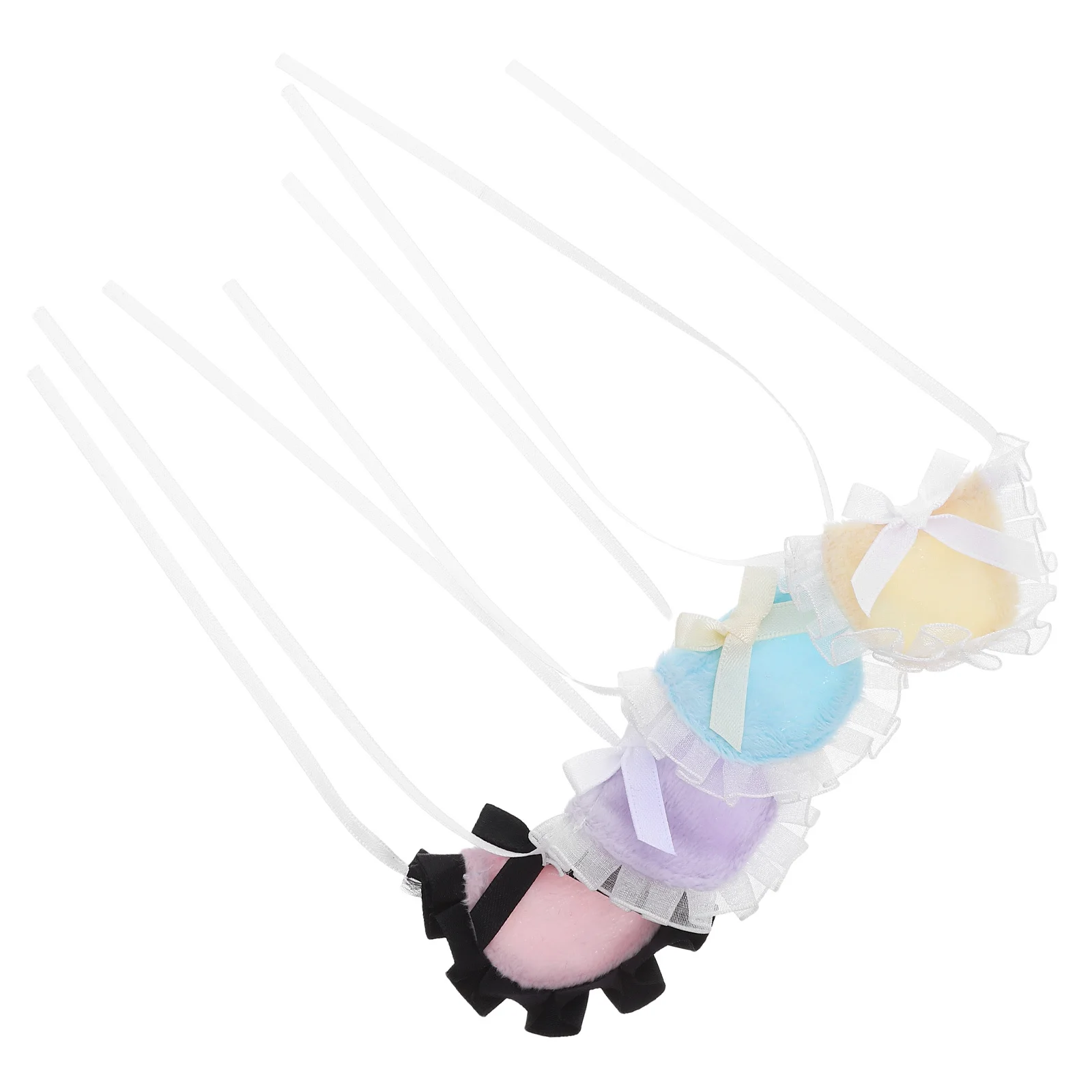 

4Pcs Small Pet Bandana Parrot Neck Scarf Hamster Rabbit Drool Towel Cat Puppy Decorative Saliva Towel Birthday