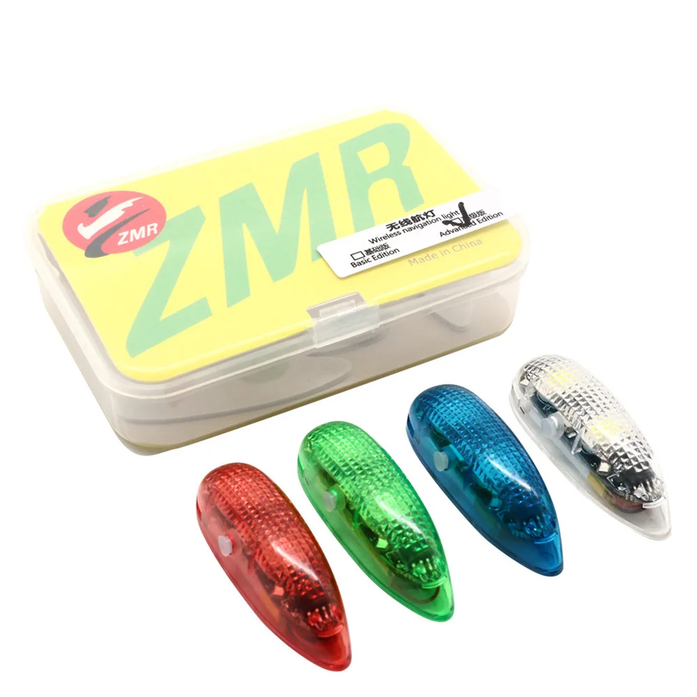 Nueva luz de navegación inalámbrica ZMR III 1S recargable 4 modos luces LED para avión RC Hobby Quadcopter avión de ala fija