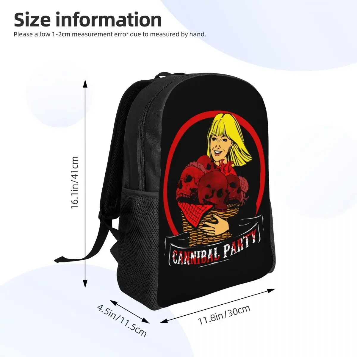 Custom Death Metal Cannibal Corpse Rock Roll Laptop Backpack Women Men Basic Bookbag for School College Student Bags