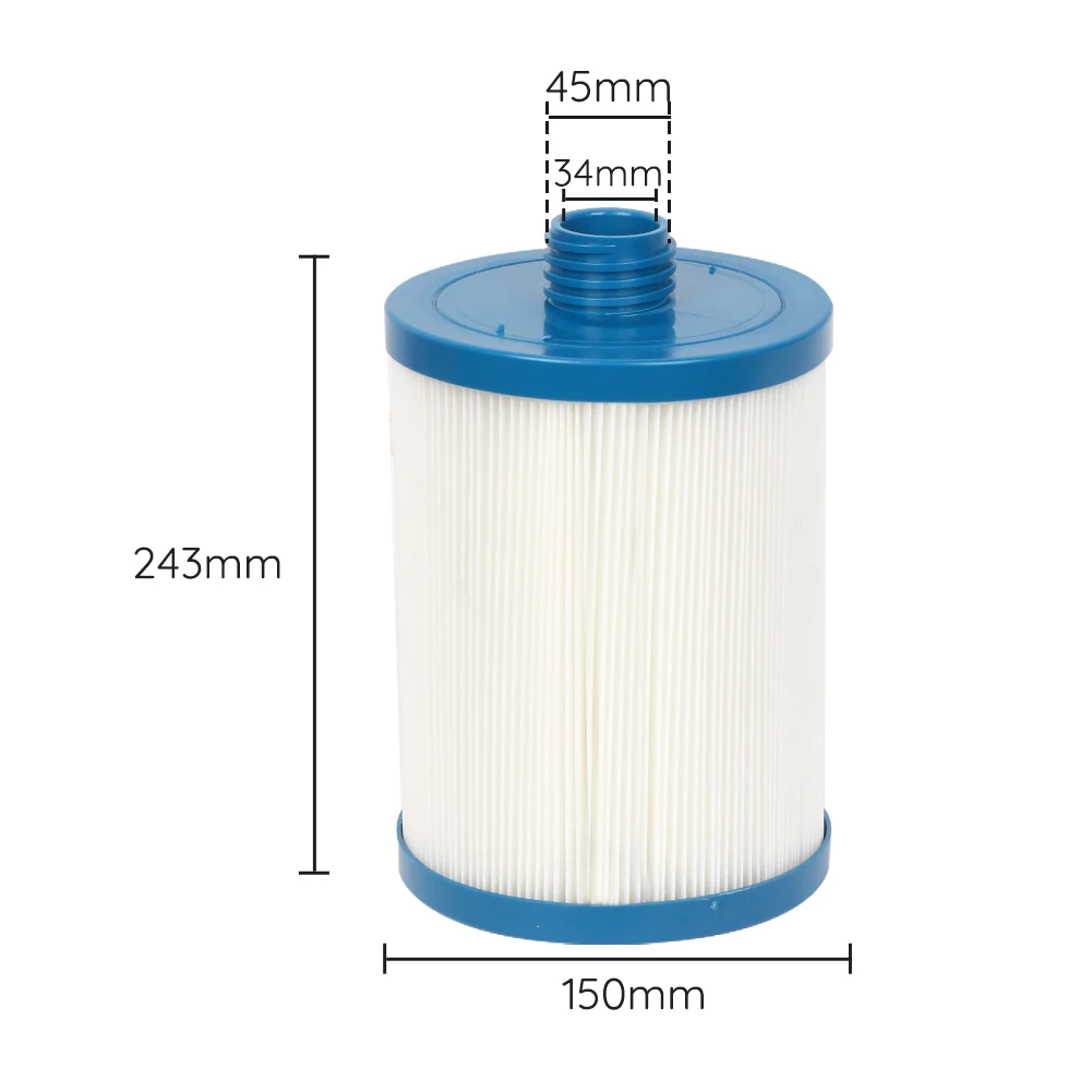 4PCS Acrylic Children's Swimming Pool Filter Cartridge Paper Core Filter Cartridge Replaces PWW50L 6CH-940