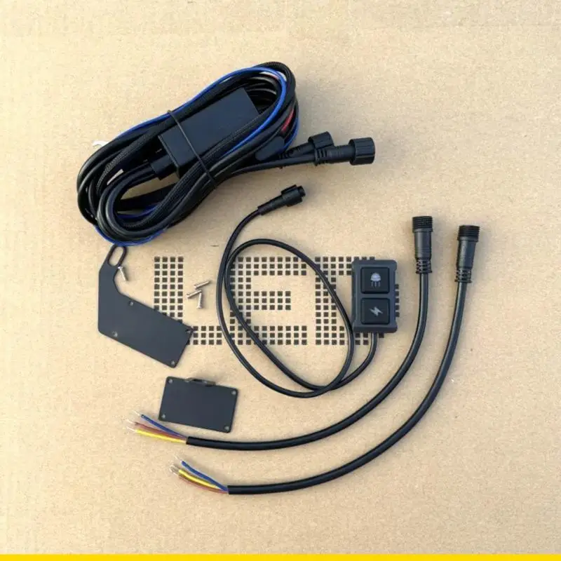 SZCH Motorcycle Led Fog Light Lamp Wiring Harness Relays Wire Switch High Low Beam Cable For Dirt Bike Suv Atv Car