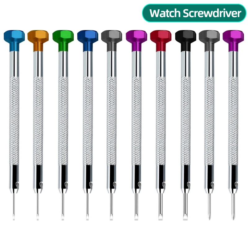 Набор отверток для часов из нержавеющей стали, прецизионные часовые отвертки для ремонта часов, инструменты для часов